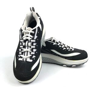 Skechers Shape Up Black Suede Sneakers